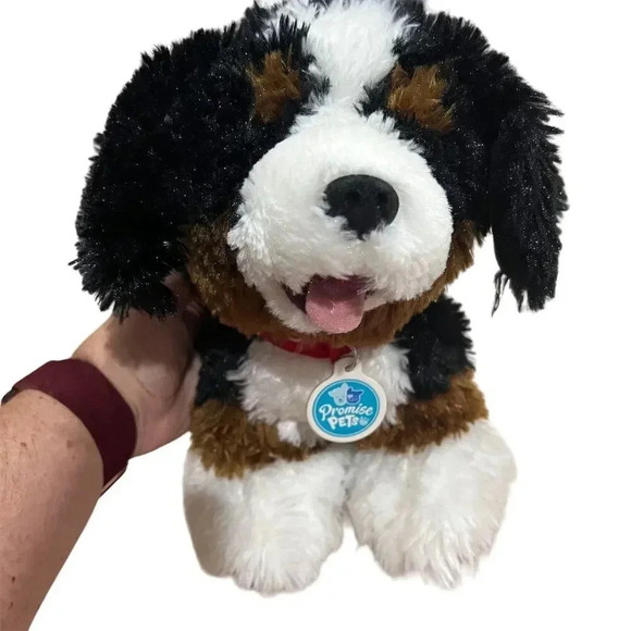 Build-A-Bear Promise Pets Bernese Mountain Dog Plush 16" w/ Dress - Picture 7 of 16